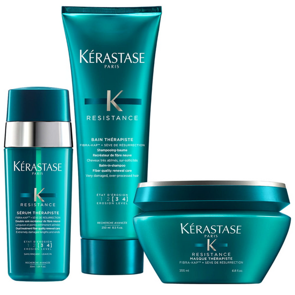 Kit Résistance Thérapiste – Champú 250ml + Mascarilla 200ml + Sérum 30ml